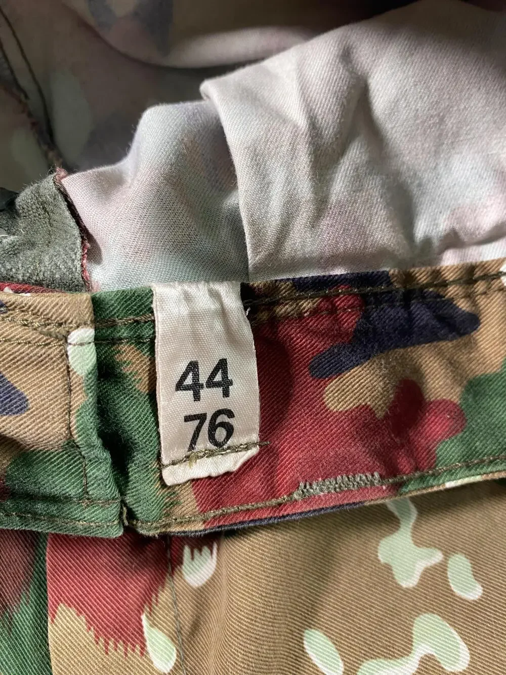 Vintage SIRNA Pants Mens 30x30 Multicolor Camo Cargo Canvas Army Workwear 80s